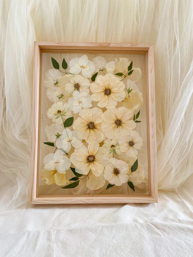 Ivory Blossom Preservation Frame